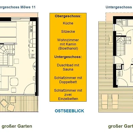 Möwe 11 Marina Ferienhaus